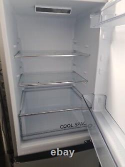 Réfrigérateur congélateur 2 portes combiné Hoover autonome statique argenté HVT3CLFCKIHS