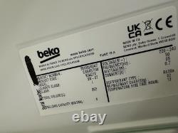 Réfrigérateur-congélateur Beko 262 L Slim avec porte réversible en blanc CSG4571W EB55
