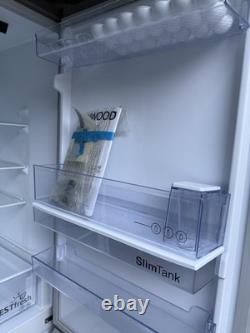 Réfrigérateur-congélateur Beko en acier inoxydable, sans givre, en excellent état