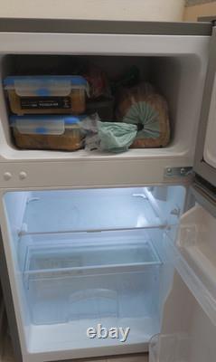 Réfrigérateur-congélateur Cookology Argent UCFF87SL 48cm Autonome Sous comptoir 2 Portes