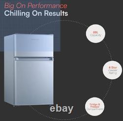 Réfrigérateur-congélateur Cookology Silver 48 cm autonome sous plan 2 portes