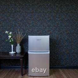 Réfrigérateur-congélateur Cookology Silver 48 cm autonome sous plan 2 portes