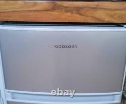 Réfrigérateur-congélateur Cookology Silver 48 cm autonome sous plan 2 portes