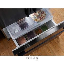 Réfrigérateur-congélateur Fisher Paykel RF540ANUB6 Série 7, Glace et Eau EN ACIER NOIR