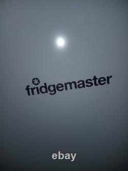 Réfrigérateur-congélateur Fridgemaster blanc brillant pose libre, congélateur en bas, 2 portes