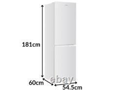 Réfrigérateur-congélateur HYE 50/50 sans givre 55 cm pose libre 247 L blanc RF01FF247W01