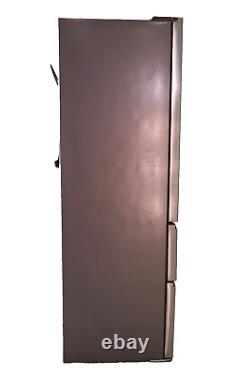 Réfrigérateur-congélateur Haier 3D 60 Série 3 Classe F 3 Portes Platinum Inox HTR3619FNMP