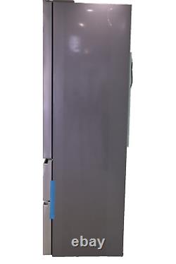Réfrigérateur congélateur Haier HB20FPAAA à porte multiple, sans givre total, en acier inoxydable