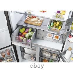 Réfrigérateur congélateur Haier HCR7918EIMP à quatre portes avec glace et eau
