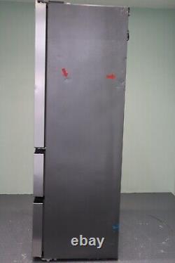 Réfrigérateur-congélateur Hoover 4 portes avec distributeur d'eau autonome - argent HSF818FXWDK