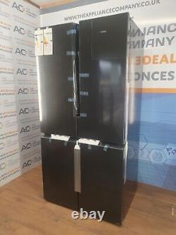 Réfrigérateur-congélateur Siemens KF96NAXEAG 65/35 à portes françaises, en acier inoxydable noir