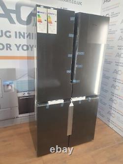 Réfrigérateur-congélateur Siemens KF96NAXEAG 65/35 à portes françaises, en acier inoxydable noir
