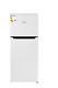 Réfrigérateur-congélateur Smad 126 Litres 2 Portes En Acier Inoxydable, Autonome, Blanc Pour La Maison.