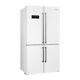 Réfrigérateur-congélateur Smeg Fq60bdf Blanc De Style Américain à Quatre Portes Classé (jub-8315)