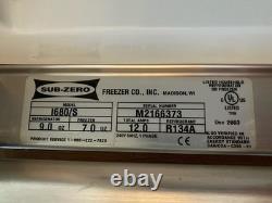 Réfrigérateur/congélateur Sub-Zero 1680/S (série 600, acier inoxydable classique)
