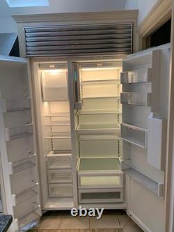 Réfrigérateur/congélateur Sub-Zero 1680/S (série 600, acier inoxydable classique)