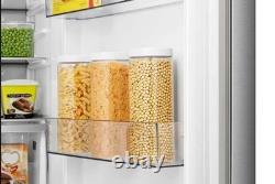 Réfrigérateur-congélateur Teknix 384L à porte unique Total No Frost Acier brossé TH70HNFX