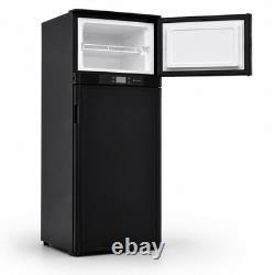 Réfrigérateur-congélateur à compresseur 140 L 12 V 240 V à double porte pour campervan, caravane, camping-car