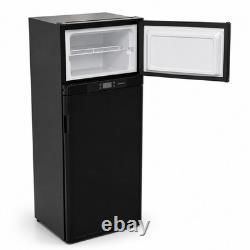 Réfrigérateur-congélateur à compresseur 140 L 12 V 240 V à double porte pour campervan, caravane, camping-car