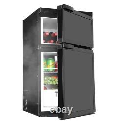 Réfrigérateur-congélateur à compresseur 80L Réfrigérateur à double porte 12V APP pour camping-car et fourgon aménagé