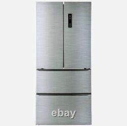 Réfrigérateur congélateur à portes françaises Bompani 480L en acier inoxydable