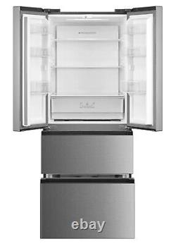 Réfrigérateur congélateur à portes françaises Cookology CFDF391IX, 391 litres, sans givre Inox