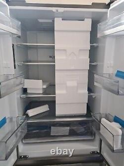 Réfrigérateur-congélateur à portes françaises Haier 70cm Total No Frost Silver HFR5719ENMG