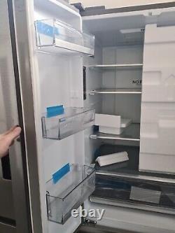 Réfrigérateur-congélateur à portes françaises Haier 70cm Total No Frost Silver HFR5719ENMG