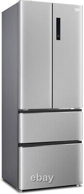 Réfrigérateur-congélateur à portes multiples BEKO MN13790PX de 70 cm de large en acier brossé (8317)