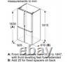 Réfrigérateur congélateur à quatre portes Bosch KFN96VPEAG Série 4 en acier inoxydable (B-45224)