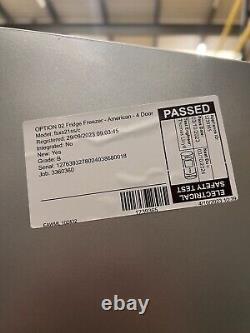 Réfrigérateur congélateur américain 4 portes sans givre en acier inoxydable AGA Falcon FSXS21SS/C