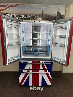 Réfrigérateur-congélateur américain AGA Falcon FDXD18UJ 4 portes sans givre Union Jack sur mesure