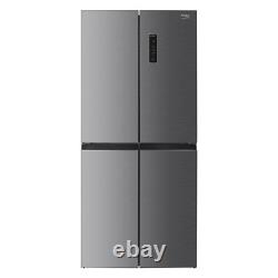 Réfrigérateur-congélateur américain Beko 532 litres à quatre portes en acier inoxydable GN15880VPX