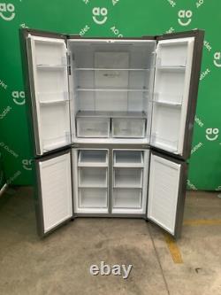 Réfrigérateur congélateur américain Haier No Frost Argent Étiquette Énergétique A HCR3818ENMG #LF103293
