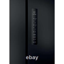 Réfrigérateur congélateur américain Haier Series 3 250 litres à quatre portes noir HCR39F19ENPT