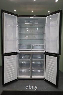 Réfrigérateur-congélateur américain Haier à 4 portes, zone de commutation sans givre HTF-610DSN7 Graphite.