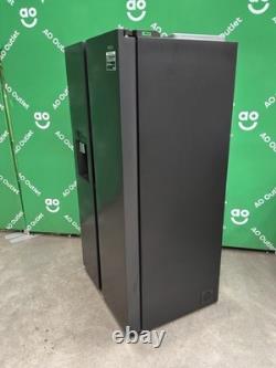 Réfrigérateur-congélateur américain Haier à froid ventilé avec raccordement à l’eau, noir HSW59F18EIPT #LF129394