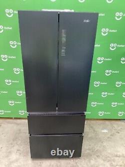 Réfrigérateur-congélateur américain Haier en ardoise noire, classe énergétique E, modèle HFR5719ENPB #LF61813