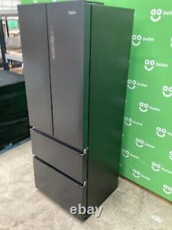 Réfrigérateur-congélateur américain Haier en ardoise noire, classe énergétique E, modèle HFR5719ENPB #LF61813