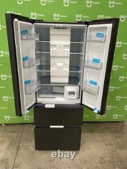 Réfrigérateur-congélateur américain Haier en ardoise noire de catégorie énergétique E HFR5719ENPB #LA51406