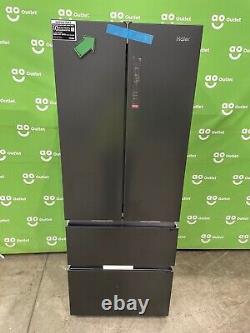 Réfrigérateur-congélateur américain Haier en ardoise noire de catégorie énergétique E HFR5719ENPB #LA51406