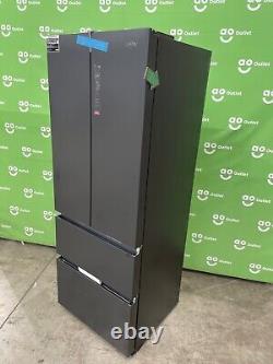 Réfrigérateur-congélateur américain Haier en ardoise noire de catégorie énergétique E HFR5719ENPB #LA51406