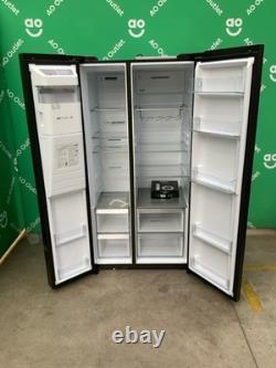 Réfrigérateur congélateur américain Haier noir avec plomberie classe énergétique E HSW59F18EIPT #LF109991
