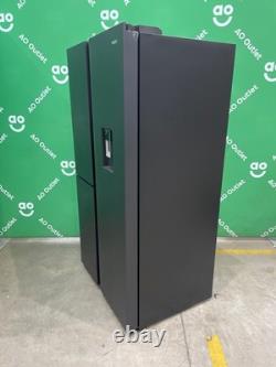 Réfrigérateur-congélateur américain Haier non alimenté en eau noir classe E HSPR79F18EWMB #LF110785
