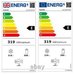Réfrigérateur-congélateur américain Hisense 606 litres 4 portes sans plomberie D RQ758N4SWSE