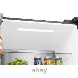 Réfrigérateur-congélateur américain Hisense PureFlat 483L à quatre portes en acier inoxydable RQ5P470SAID