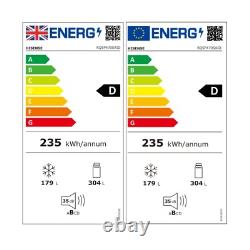 Réfrigérateur-congélateur américain Hisense PureFlat 483L à quatre portes en acier inoxydable RQ5P470SAID