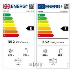 Réfrigérateur-congélateur américain Hisense PureFlat 584 litres 4 portes noir RQ760N4SBFE