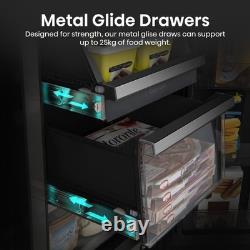 Réfrigérateur-congélateur américain Hisense PureFlat 584 litres à quatre portes noir RQ760N4SBFE