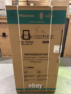 Réfrigérateur-congélateur américain Hisense Pureflat RQ758N4SWFE 91 cm 606 L Noir à portes croisées